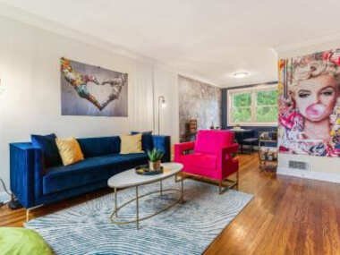 Blagden House Vibrant 3bd 2ba w/ Cal King, Queen