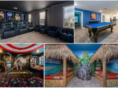 Amazing 8br villa w theme rms game room theater