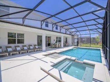 15BR Home – Pool Hot tub Game Room – Near Disney