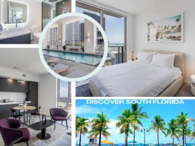 High floor Heart of downtown Miami 2 Bed heated POOL & GYM